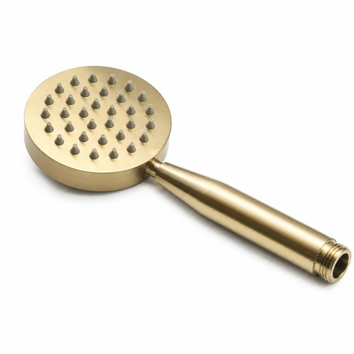 Pommeau de Douche à Main Laiton Or Brossé PVD – 6 Formats