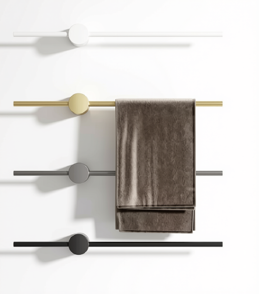 Porte-Serviette Mural Laiton Massif – 5 Finitions, 2 Tailles | Maison Bréa