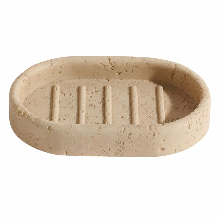 Porte-Savon Pierre Naturelle Rainuré Drainant | Maison Bréa