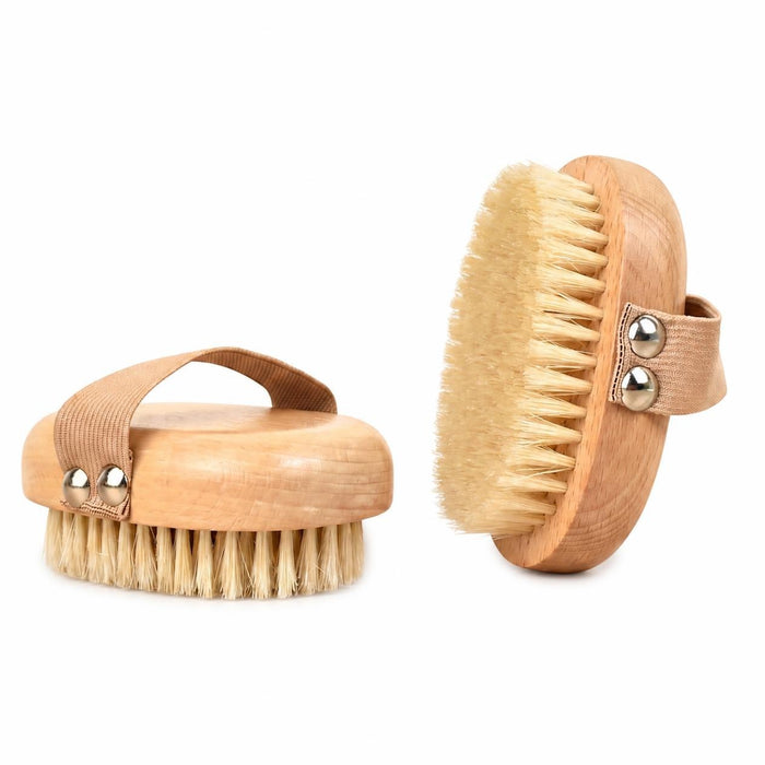 Brosse de Corps Exfoliante Bois à Main – Petite ou Grande | Maison Bréa