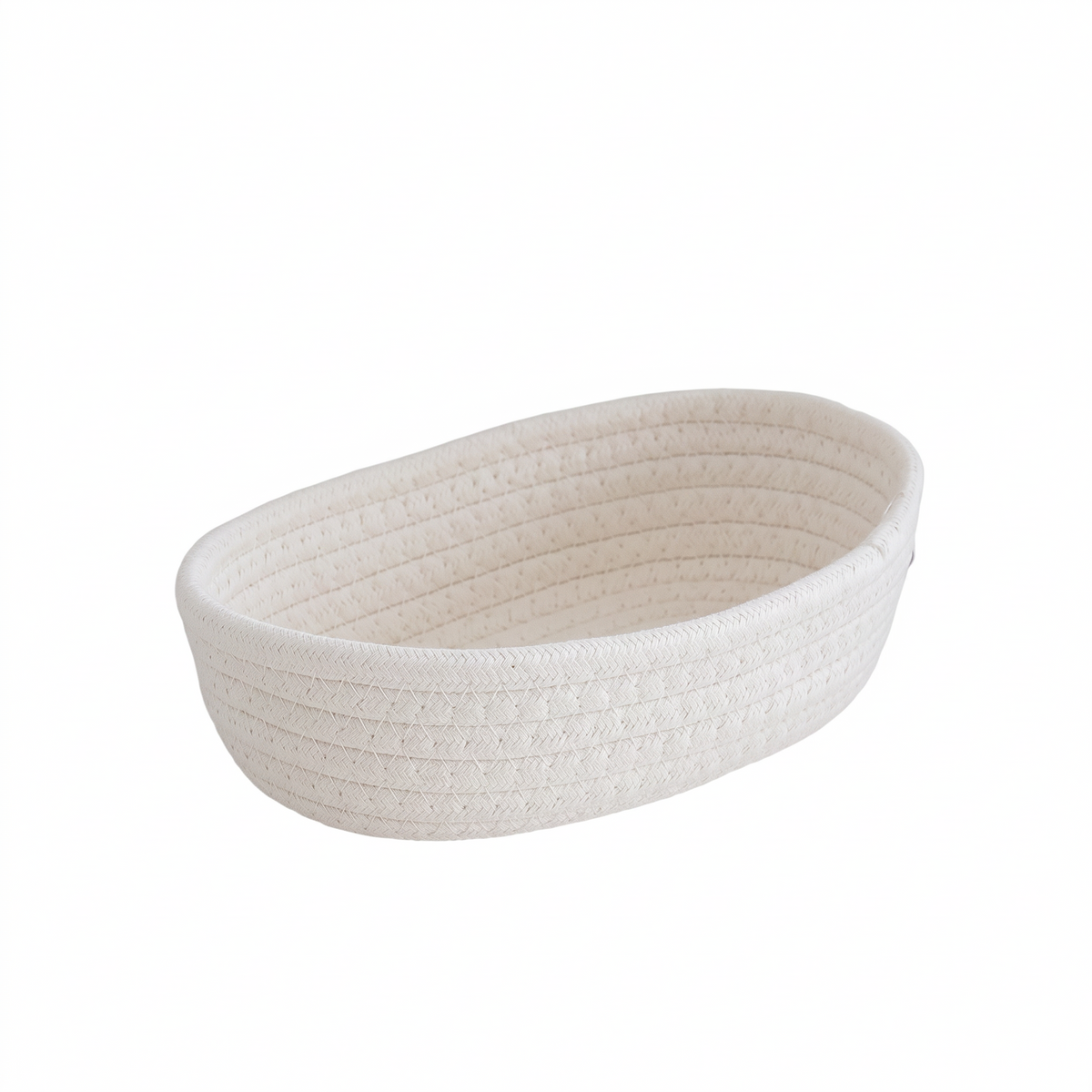 Panier de rangement corde coton 3 couleurs