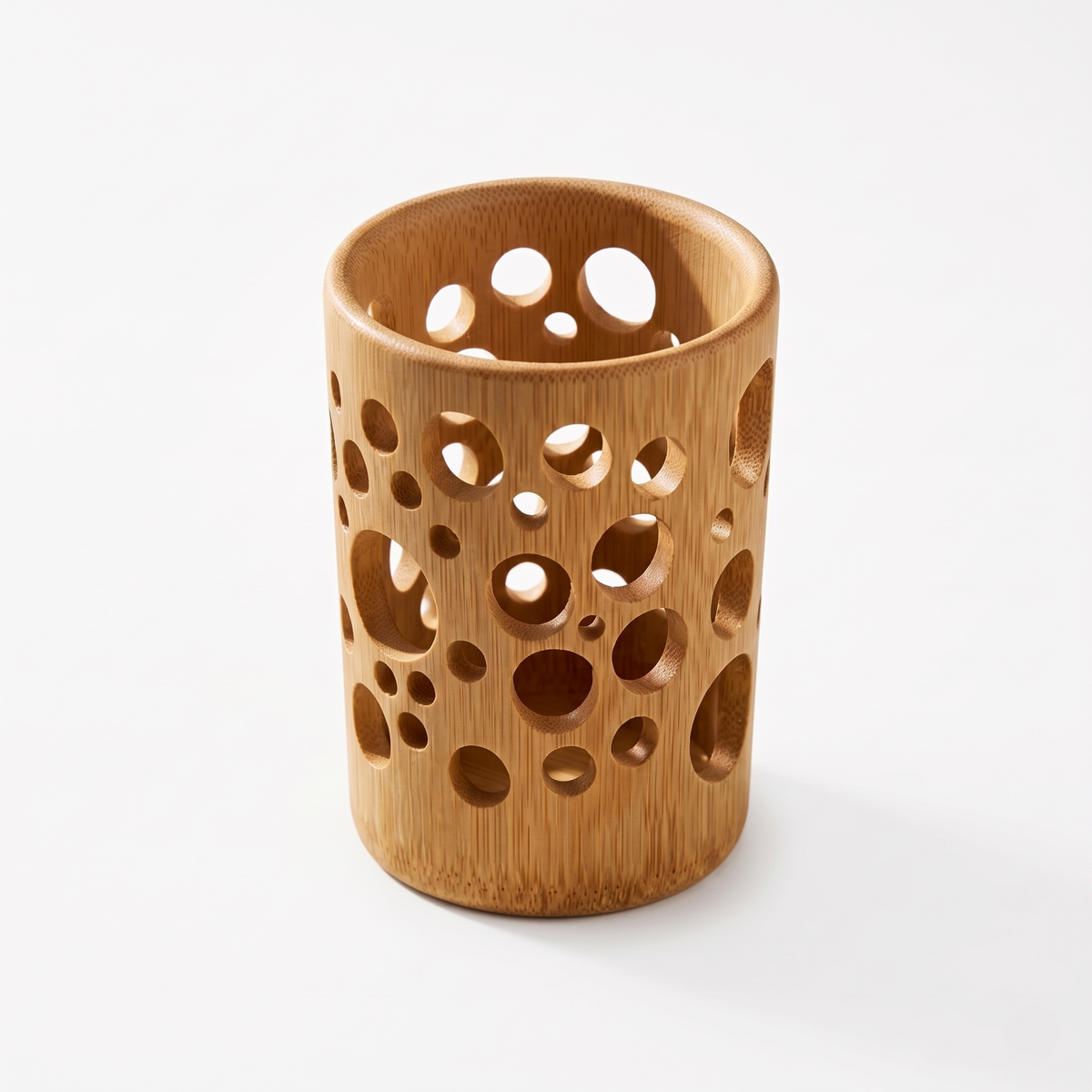 Porte brosse à dents bambou aéré