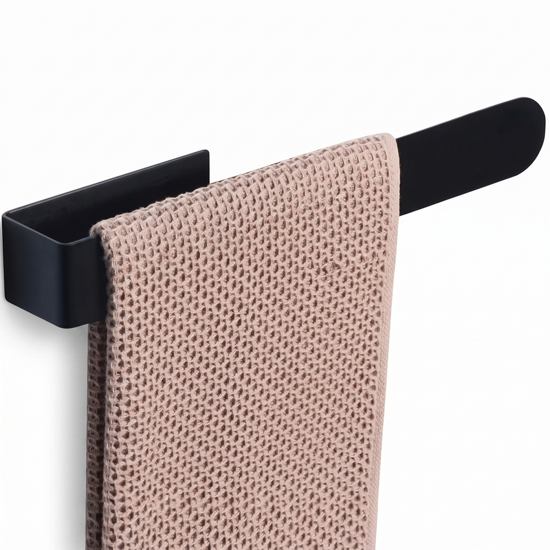 Porte-Serviette Mural Sans Perçage Inox 37 cm