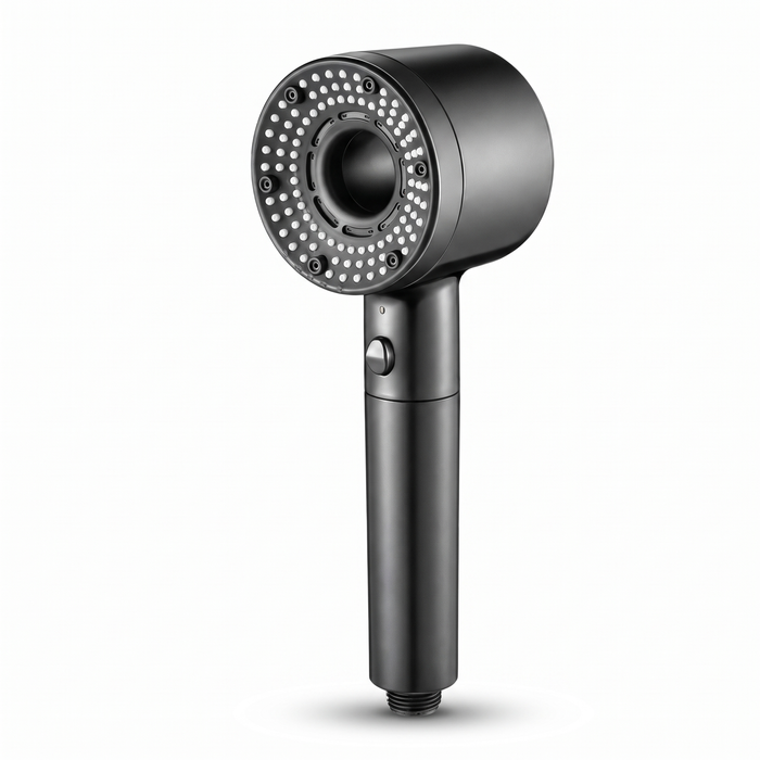 Pommeau turbo 5 jets noir