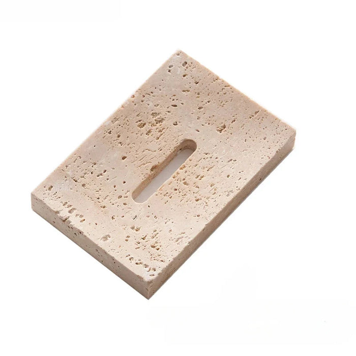Porte-savon marbre naturel drainant Maison Bréa