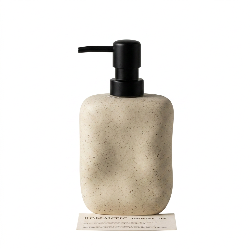Distributeur de Savon Céramique Wabi-Sabi 450 ml | Maison Bréa