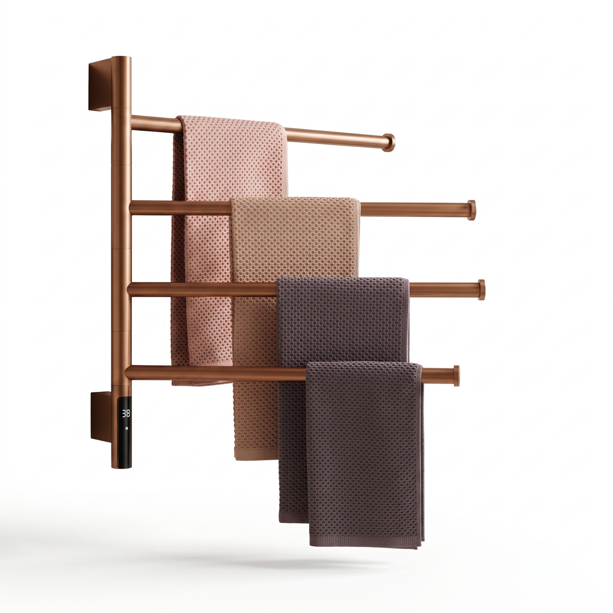 Sèche-serviette Pivot Maison Bréa pivotant 180° Or Rose